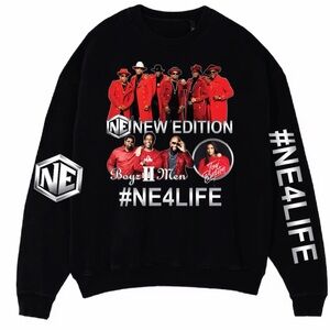 New Edition Tour 2026 Pullover Hoodie New Unisex S-5XL